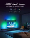 نورپردازی پشت تلویزیون Govee RGBIC Light Bars – طول 15 اینچ، WiFi، با دو ردیف LED، نورهای هوشمند با گزینه‌های نصب متعدد، مناسب برای تلویزیون‌های 45 تا 70 اینچ، سازگار با Alexa و Google Assistant – رنگ مشکی. 538