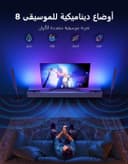 نورپردازی پشت تلویزیون Govee RGBIC Light Bars – طول 15 اینچ، WiFi، با دو ردیف LED، نورهای هوشمند با گزینه‌های نصب متعدد، مناسب برای تلویزیون‌های 45 تا 70 اینچ، سازگار با Alexa و Google Assistant – رنگ مشکی. 542