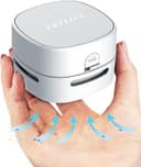 TRZLIFE جارو رومیزی – مینی و بی‌سیم، با باتری‌های AA، مناسب برای تمیز کردن ذرات ریز و خرده‌ها از میز، کشو و پیشخوان، با جزئیات بهبود‌یافته، رنگ سفید، همراه با دو باتری AA، هدیه‌ای ایده‌آل برای علاقه‌مندان به تکنولوژی و سرگرمی در عید پاک یا مهمانی White Elephant. 552