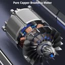 کارواش بی‌سیم با فشار بالا – دستگاه شستشوی قابل حمل خودرو، پاک‌کننده برقی با فشار قابل تنظیم در ۳ حالت، تفنگ شستشوی قابل شارژ برای خودرو، باغ و کف – رنگ سبز. 563