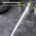 کارواش بی‌سیم با فشار بالا – دستگاه شستشوی قابل حمل خودرو، پاک‌کننده برقی با فشار قابل تنظیم در ۳ حالت، تفنگ شستشوی قابل شارژ برای خودرو، باغ و کف – رنگ سبز. 564