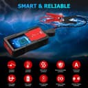 FOWAWU جامپ‌استارتر خودرو 18000mAh 1500A – ضدآب، مناسب برای موتورهای بنزینی 7.0 لیتری و دیزلی 5.5 لیتری، قابل‌حمل با پورت USB/DC 12V و چراغ LED، جریان 1500 آمپر – رنگ قرمز. 584