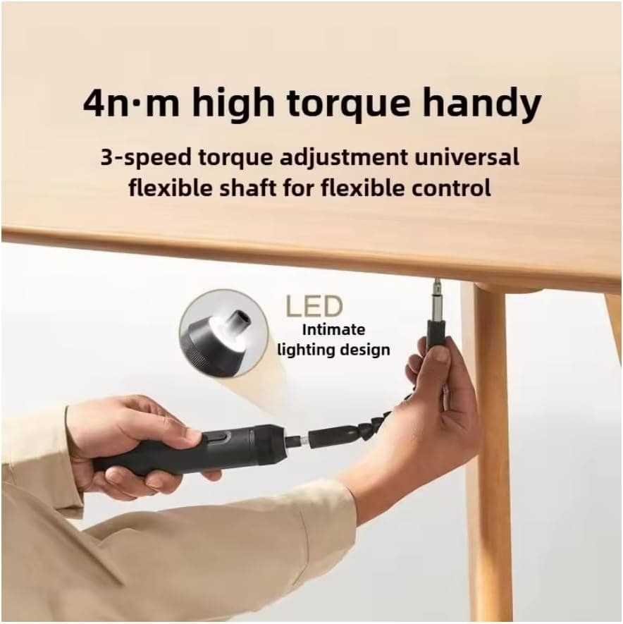 ست ابزار برقی Xiaomi Mijia اورجینال – شامل پیچ‌گوشتی قابل حمل و ابزارهای دستی خانگی، همراه با جعبه پلاستیکی برای نگهداری و نظم‌دهی ابزارها. 597