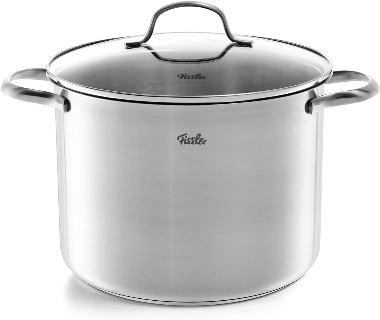 Fissler ست قابلمه استیل ضدزنگ مدل San Francisco – شامل ۵ تکه (۳ قابلمه، ۱ قابلمه خورشتی و ۱ شیرجوش بدون درب) همراه با درب‌های شیشه‌ای، قابل استفاده برای تمام اجاق‌ها از جمله القایی (Induction) – رنگ نقره‌ای. 643