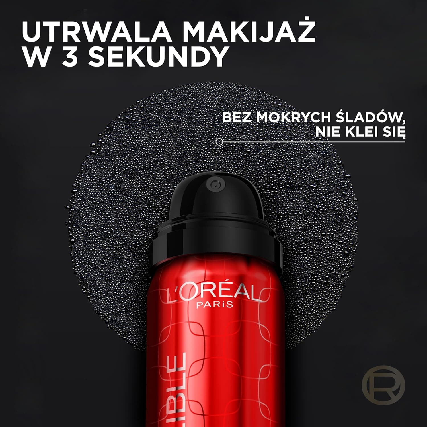 اسپری فیکس‌کننده ۳ ثانیه‌ای L’Oréal Paris L'Oreal Infallible، میست بسیار ریز برای ماندگاری تا ۳۶ ساعت، شفاف، ۱.۷۶ اونس مایع 675