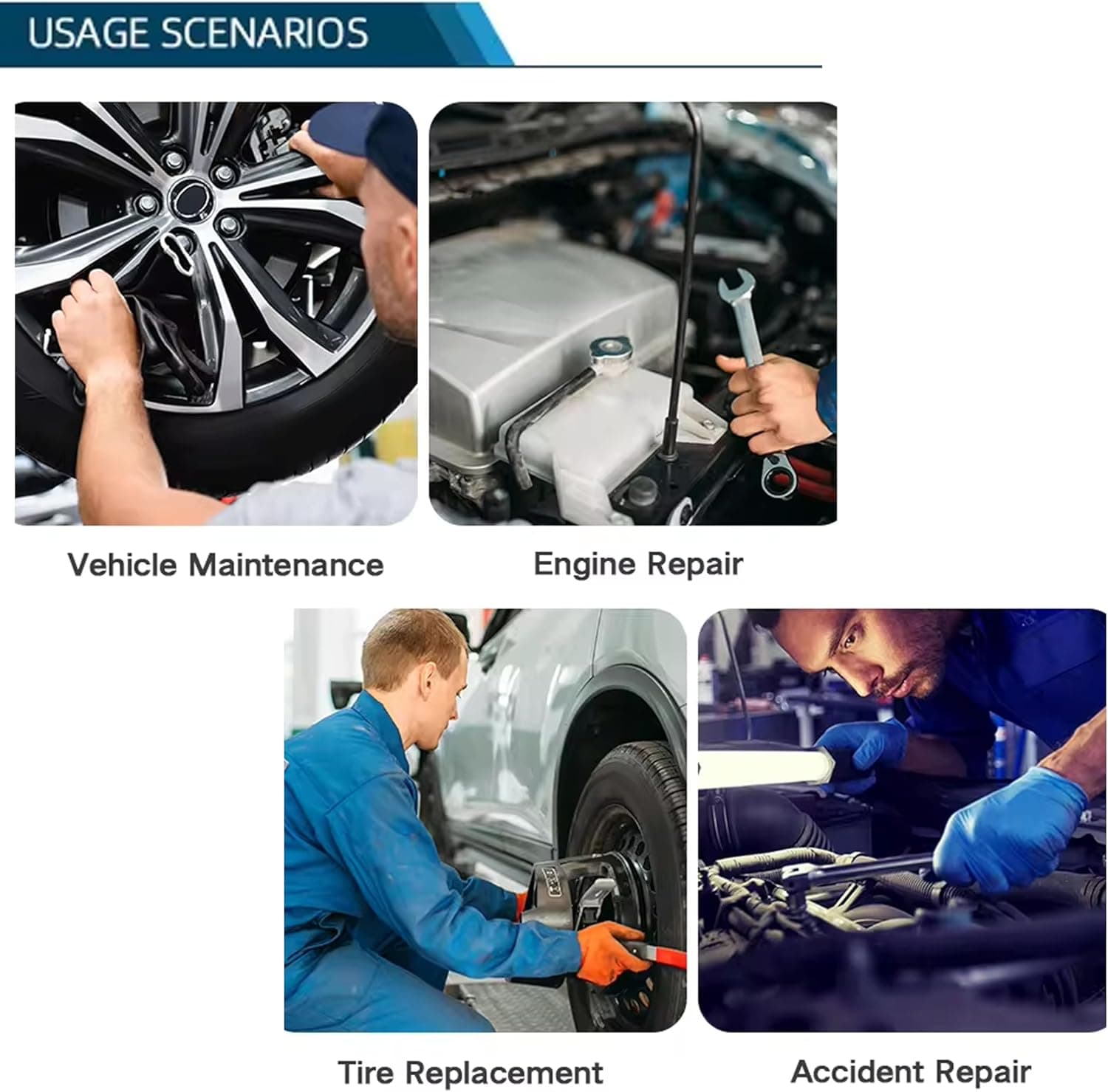 ست ابزار حرفه‌ای Toshionics، ۱۸۷ تکه، کیت ابزار مکانیک با کیف چرخ‌دار آلومینیومی محکم، کیت آچار جغجغه و بکس مکانیک خودرو، جعبه نظم‌دهنده، جعبه‌ابزار عمومی خانگی و خودرو 722
