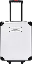 ست ابزار حرفه‌ای Toshionics، ۱۸۷ تکه، کیت ابزار مکانیک با کیف چرخ‌دار آلومینیومی محکم، کیت آچار جغجغه و بکس مکانیک خودرو، جعبه نظم‌دهنده، جعبه‌ابزار عمومی خانگی و خودرو 723