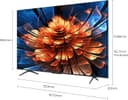 تلویزیون TCL 75Q6C سایز 75 اینچ Smart TV 4K QD-Mini LED با Quantum Crystal رنگارنگ HDR 10+ مخصوص Gaming، مجهز به Google TV، نرخ نوسازی Native 144Hz، سیستم صوتی ONKYO 2.1 Hi-Fi، فناوری Dolby Atmos، حالت AI Mode، Game Master (مدل 2025) 75 اینچ QD Mini LED 4K سری Q6C 738