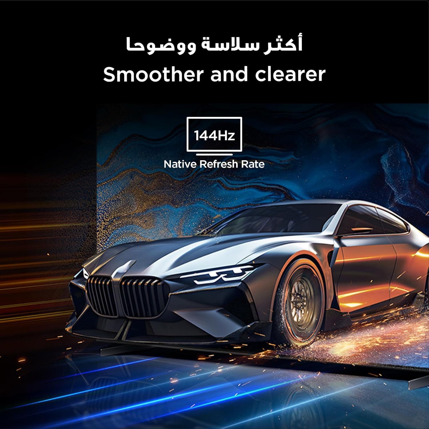 تلویزیون TCL 75Q6C سایز 75 اینچ Smart TV 4K QD-Mini LED با Quantum Crystal رنگارنگ HDR 10+ مخصوص Gaming، مجهز به Google TV، نرخ نوسازی Native 144Hz، سیستم صوتی ONKYO 2.1 Hi-Fi، فناوری Dolby Atmos، حالت AI Mode، Game Master (مدل 2025) 75 اینچ QD Mini LED 4K سری Q6C 744