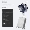 ست چمدان، ۳ تکه (۲۰/۲۴/۲۸ اینچ) چمدان با چرخ‌های یونیورسال PC+ABS هاردشل بادوام، قیمت حراج (نقره‌ای) 756