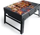Kizmyee BBQ Grill ذغالی قابل‌حمل – مناسب برای فضای باز، تاشو و استیل ضدزنگ، قابل استفاده روی میز یا زمین، ایده‌آل برای پیک‌نیک، باغ، تراس، کمپ و سفر. ابعاد: ۱۵.۳۵ × ۱۱.۴۱ × ۲.۹۵ اینچ. 825
