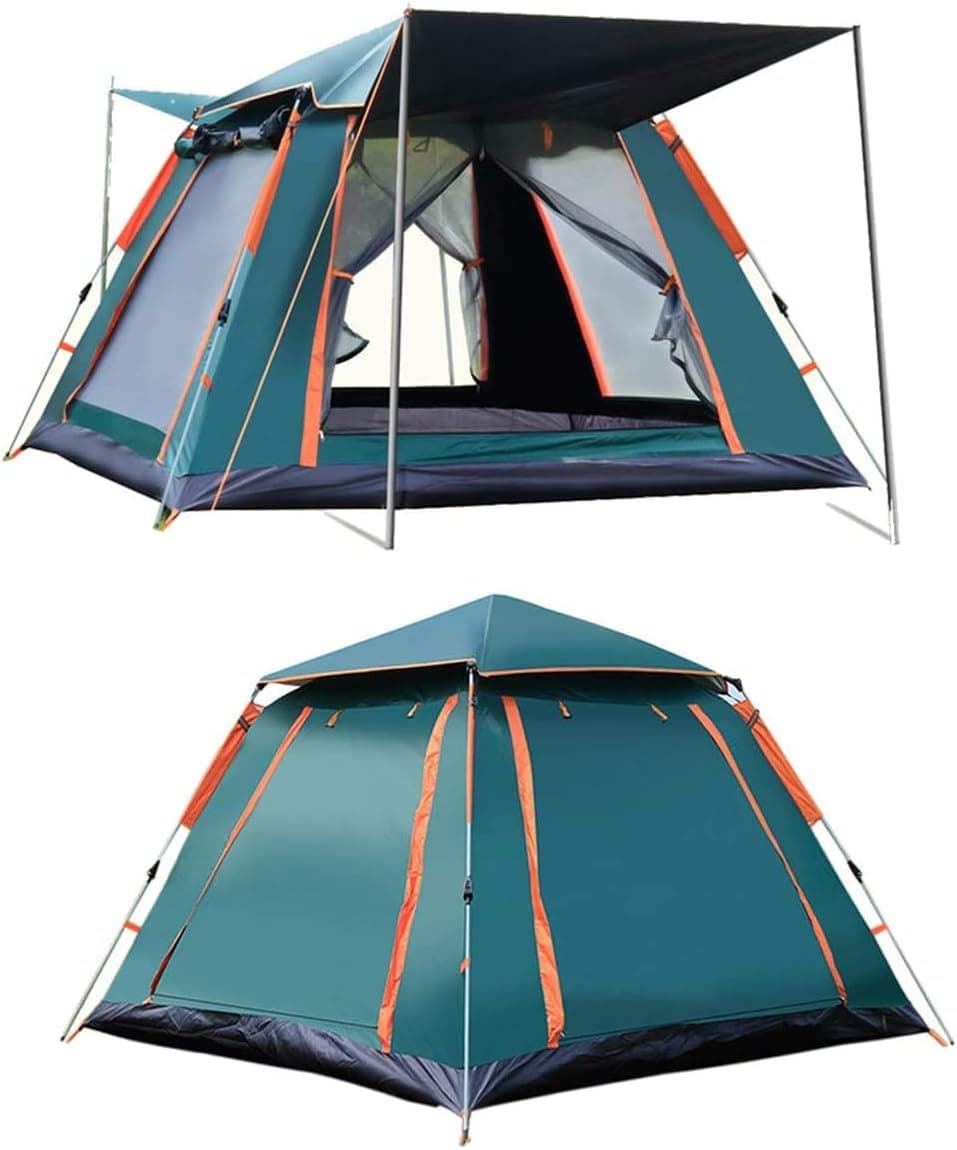 چادر کمپینگ فوری (Instant Pop-Up Tent) – مناسب برای ۲ تا ۴ نفر، قابل استفاده در ساحل، فضای باز یا سفرهای خانوادگی، همراه با کیف حمل و زیرانداز ضد‌رطوبت، ضد‌آب، مقاوم در برابر باد و اشعه فرابنفش (UV)، ایده‌آل برای کمپ، پیاده‌روی و کوهنوردی.
