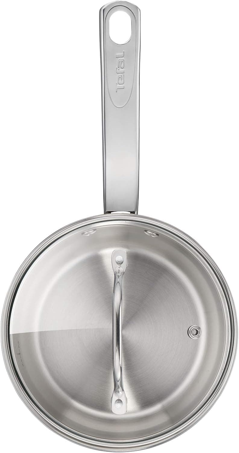 ست ظروف آشپزی TEFAL Cookware Set – Intuition – شامل ۸ تکه از جنس استیل ضد زنگ، مناسب برای اجاق‌های القایی (Induction)، با ۲ سال گارانتی. 888