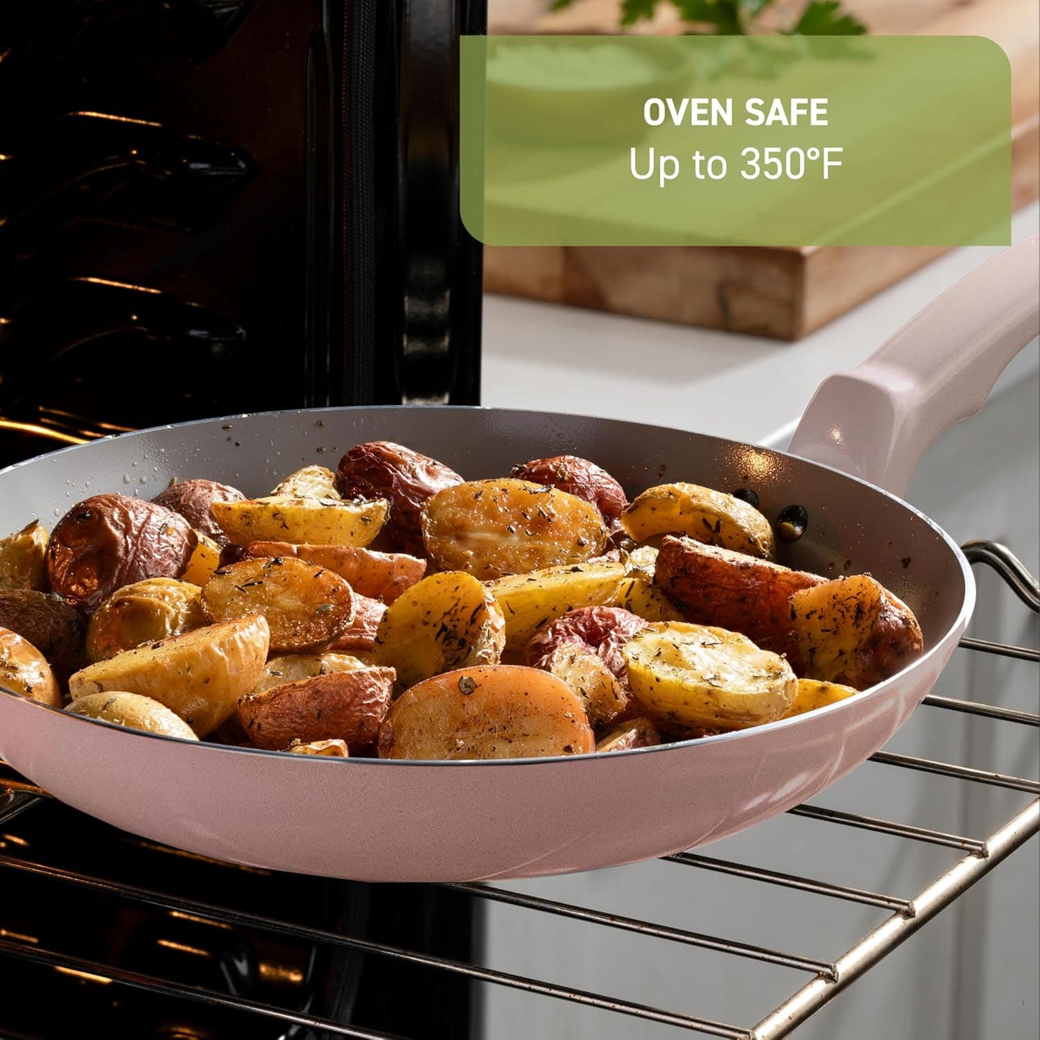 ست ۱۲ تکه قابلمه و تابه نچسب سرامیکی Tefal Ceramic Refresh، قابل استفاده در فر و گریل تا دمای 350 درجه فارنهایت، سرویس پخت‌وپز و آشپزی آشپزخانه شامل تابه‌ها، قابلمه‌ها و لوازم آشپزخانه، قابلمه‌ها، تابه‌ها، رنگ سبز نعنایی ۱۲ تکه سبز نعنایی 904