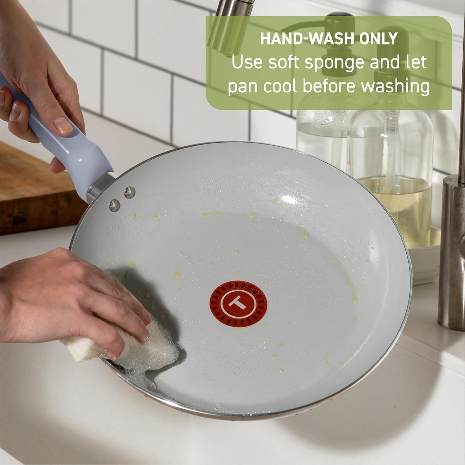 ست ۱۲ تکه قابلمه و تابه نچسب سرامیکی Tefal Ceramic Refresh، قابل استفاده در فر و گریل تا دمای 350 درجه فارنهایت، سرویس پخت‌وپز و آشپزی آشپزخانه شامل تابه‌ها، قابلمه‌ها و لوازم آشپزخانه، قابلمه‌ها، تابه‌ها، رنگ سبز نعنایی ۱۲ تکه سبز نعنایی 905