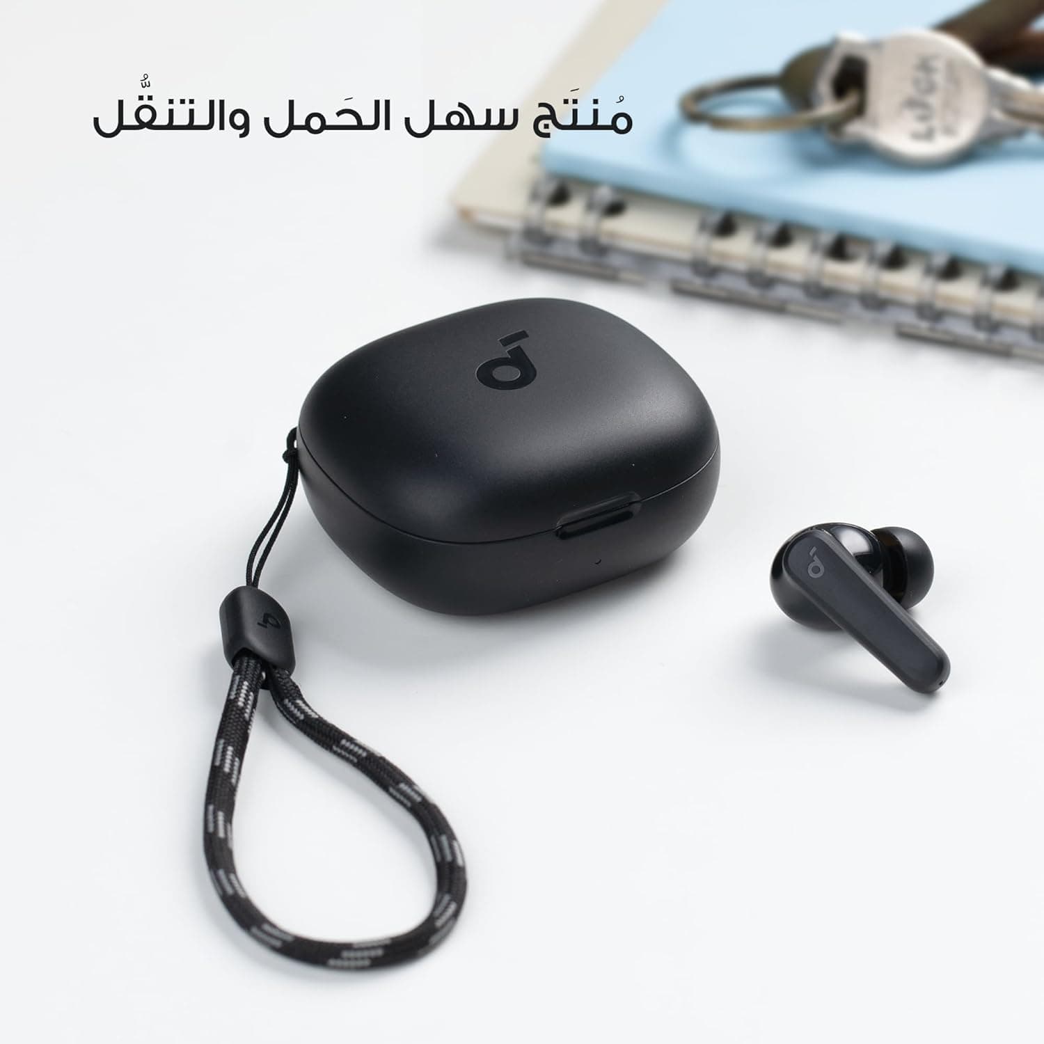 هدفون بلوتوث soundcore Anker P20i، ایربادهای بی‌سیم واقعی با درایورهای 10mm و باس قدرتمند، Bluetooth 5.3، زمان پخش 30 ساعته، استاندارد ضدآب IPX5، دارای 2 میکروفون برای تماس‌های شفاف با AI، 22 تنظیم EQ از پیش تعیین‌شده، قابلیت شخصی‌سازی از طریق اپلیکیشن، رنگ مشکی 917