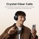 هدفون بیسیم UGREEN Studio Pro، ۱۲۰ ساعت زمان پخش، حذف نویز تطبیقی، صدای Hi-Res، هدستهای دورگوشی Bluetooth 6.0، EQ سفارشی و اتصال چندگانه از طریق اپلیکیشن، ایرفونهای تاشو با هدبند قابل تنظیم 429