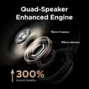 هدفون بیسیم UGREEN Studio Pro، ۱۲۰ ساعت زمان پخش، حذف نویز تطبیقی، صدای Hi-Res، هدستهای دورگوشی Bluetooth 6.0، EQ سفارشی و اتصال چندگانه از طریق اپلیکیشن، ایرفونهای تاشو با هدبند قابل تنظیم 426