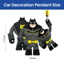 لوازم آویز خودرو، تزئین آینه عقب، آویز Marvels، گجت دکور داخلی، اسباببازی آویزی خنک، عروسک با طناب تابخور، Superheroes - Batman 341
