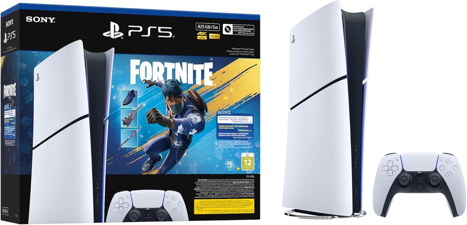 کنسول دیجیتال Limited Edition پلیاستیشن 5 + Fortnite - نسخه امارات UAE Version PS5 Fortnite Digital Bundle 311
