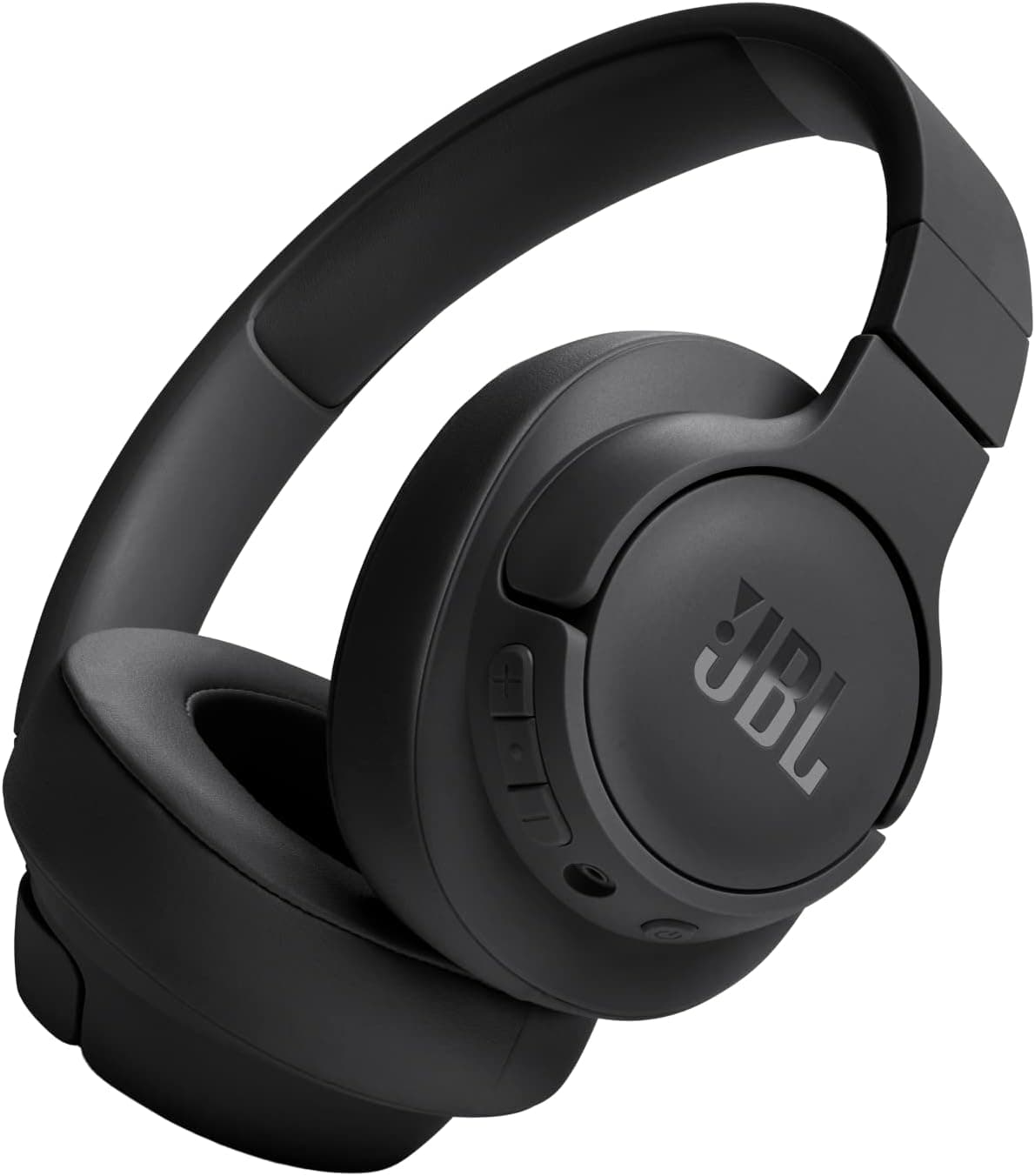 هدفون بیسیم JBL Tune 720BT – مدل دورگوشی (Over-Ear) با صدای Pure Bass، مجهز به Bluetooth 5.3، باتری با دوام تا ۷۶ ساعت، امکان تماس هندزفری، اتصال چندگانه (Multi-Point)، طراحی تاشو، بههمراه کابل صوتی جداشدنی – رنگ مشکی، مدل JBLT720BTBLK.