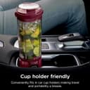 مخلوطکن قابل حمل Ninja Blast، ۵۳۰ میلیلیتر، درب ضد نشت و دهانه نوشیدن، قابل شارژ، مناسب اسموتی قابل حمل، شیک پروتئین، مخلوط کردن یخ و میوه یخزده، بنفش، BC151MEPR، ۲ سال گارانتی 2083