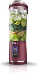 مخلوطکن قابل حمل Ninja Blast، ۵۳۰ میلیلیتر، درب ضد نشت و دهانه نوشیدن، قابل شارژ، مناسب اسموتی قابل حمل، شیک پروتئین، مخلوط کردن یخ و میوه یخزده، بنفش، BC151MEPR، ۲ سال گارانتی 2088