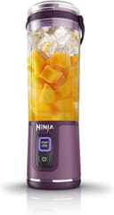 مخلوطکن قابل حمل Ninja BC151PR Blast، بیسیم، ظرف 18 اونس، مخلوطکن شخصی برای شیکها و اسموتیها، بدون BPA، درب ضد نشت با دهانه نوشیدن، قابل شارژ با USB-C، قطعات قابل شستشو در ماشین ظرفشویی، طعم Passion Fruit 2697