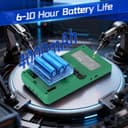 کنسول بازی دستی 2025 ارتقایافته V40 Max، صفحهنمایش IPS چهار اینچی، 40000 بازی از پیش نصبشده، فضای ذخیرهسازی 256GB، باتری 4000mAh، دستگاه بازی قابل حمل رترو (سبز) 2888