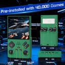 کنسول بازی دستی 2025 ارتقایافته V40 Max، صفحهنمایش IPS چهار اینچی، 40000 بازی از پیش نصبشده، فضای ذخیرهسازی 256GB، باتری 4000mAh، دستگاه بازی قابل حمل رترو (سبز) 2889