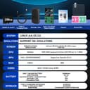 کنسول بازی دستی 2025 ارتقایافته V40 Max، صفحهنمایش IPS چهار اینچی، 40000 بازی از پیش نصبشده، فضای ذخیرهسازی 256GB، باتری 4000mAh، دستگاه بازی قابل حمل رترو (سبز) 2890