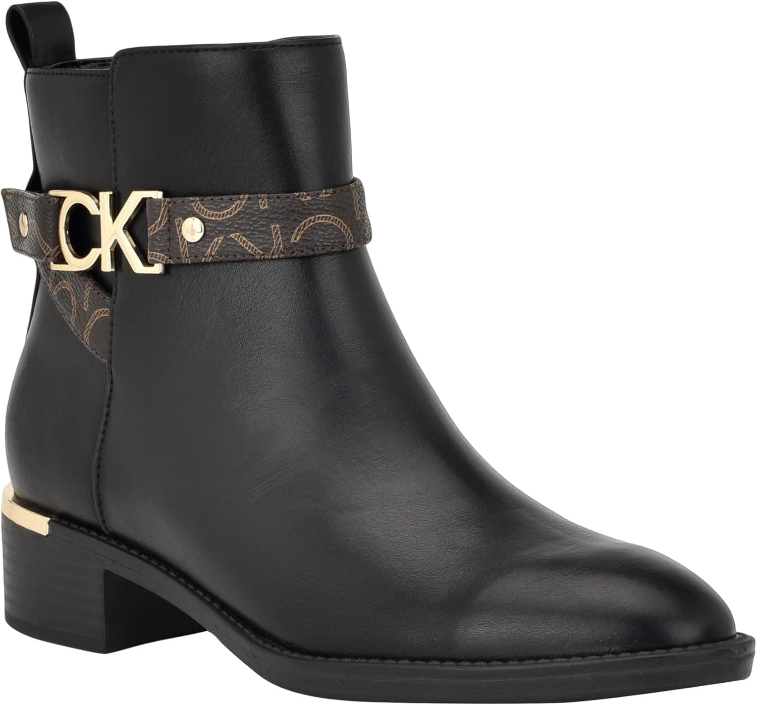 نیم بوت زنانه Calvin Klein مدل Dhara سایز 40 EU رنگ مشکی 2971