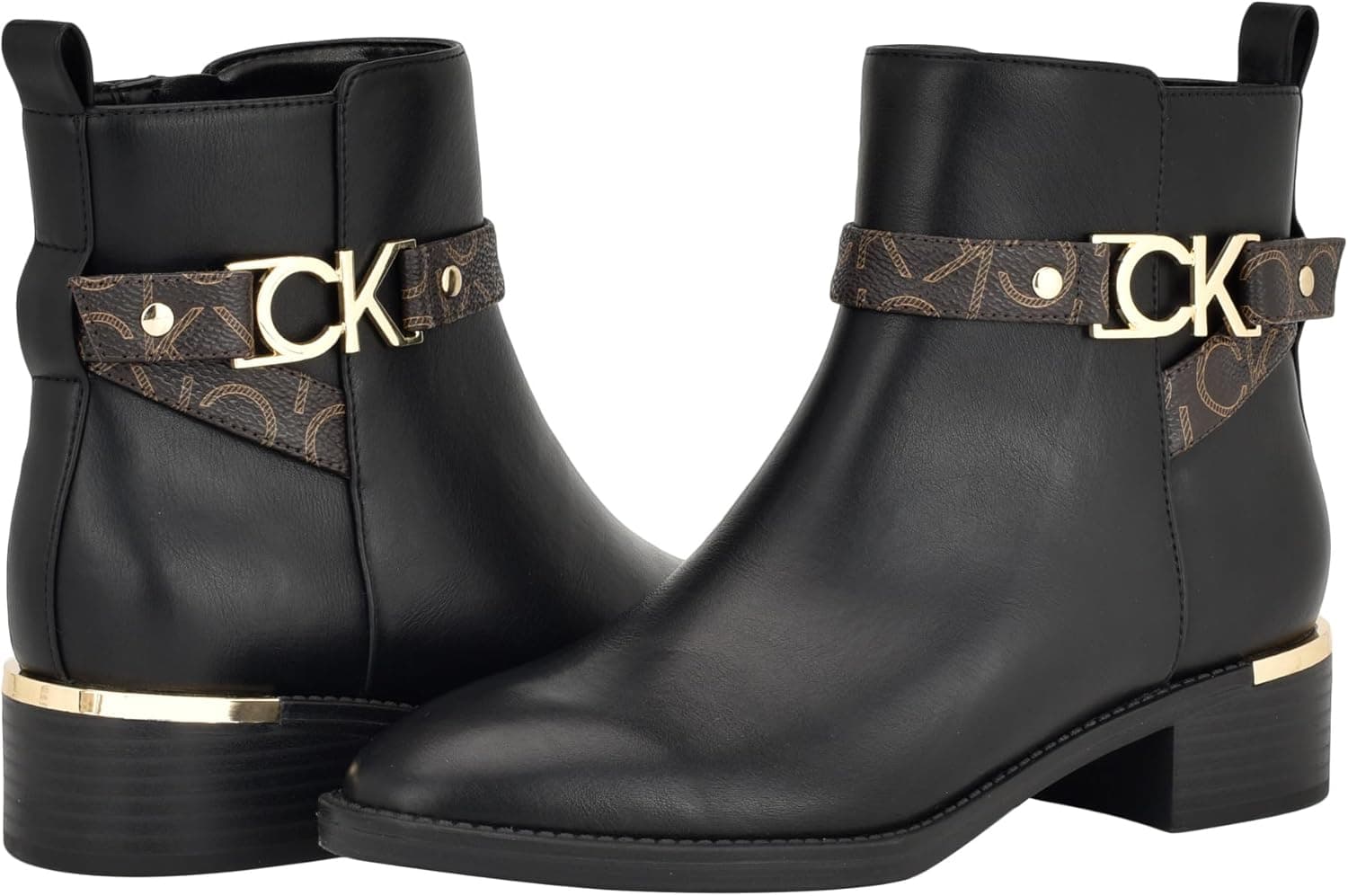 نیم بوت زنانه Calvin Klein مدل Dhara سایز 40 EU رنگ مشکی 2976