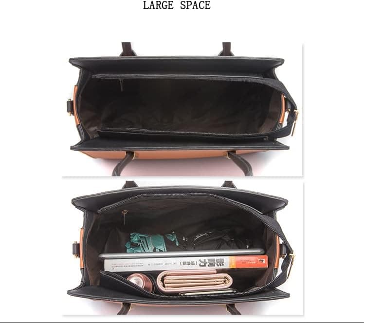 ست ۴ تکه کیف زنانه مد روز – شامل کیف دستی، کیف شانهای، کیف Tote و کیف پول با دسته بالا و سبک Satchel. 318