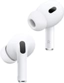 ایربادهای بیسیم Apple AirPods Pro 2، هدفونهای بلوتوث، حذف نویز فعال، قابلیت کمکشنوایی، حالت شفافیت، صدای فضایی شخصیسازیشده، صدای با وضوح بالا، تراشه H2، شارژ USB-C بدون AppleCare+ 3286