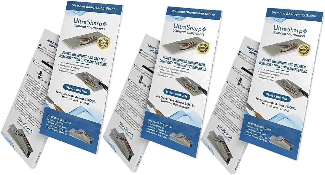 ست سنگ تیزکن الماس Ultrasharp Ultra Sharp - ۸ × ۳ زبر/متوسط/بسیار ریز 3430
