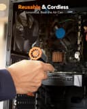 گردگیر برقی WOLFBOX مدل MegaFlow 50 با سرعت 110000RPM، دمنده مینی 3 حالته قابل تنظیم، بیسیم، شارژ سریع، مناسب برای گردگیری و حذف گرد و غبار در کامپیوترها، کیبوردها، خودروها، منازل و فضاهای بیرونی 3590