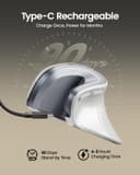 ماوس ارگونومیک ProtoArc مدل EM11 NL – بیسیم و عمودی (Vertical Mouse)، با قابلیت اتصال به چند دستگاه بهصورت همزمان، قابل شارژ از طریق USB-C، مناسب برای Windows، macOS، کامپیوتر، نوتبوک و لپتاپ – رنگ سفید. 495