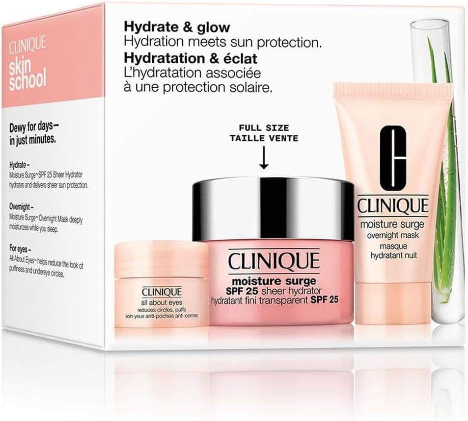 ست لوازم آرایشی Clinique Moisture Surge – شامل ۳ تکه.