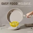 ست ۱۵ تکه قابلمه و تابه CAROTE، ست قابلمه و ماهیتابه نچسب، قابل شستشو در ماشین ظرفشویی/مناسب فر/یخچال، ست آشپزخانه مناسب اجاق القایی و RV، کمجا، ست پختوپز، ست نچسب با دسته چندمنظوره قابل جدا شدن، ست ۱۵ تکه گرانیت تاوپ تاوپ 779