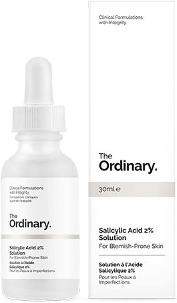 محلول سالیسیلیک اسید The Ordinary – حجم ۳۰ میلی‌لیتر، مناسب برای پاکسازی عمیق پوست و مقابله با جوش‌ها