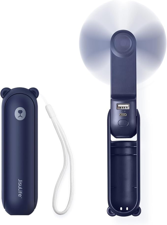 فن دستی قابل حمل JISULIFE مدل 3-IN-1