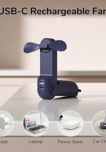 فن دستی قابل حمل JISULIFE مدل 3-IN-1
